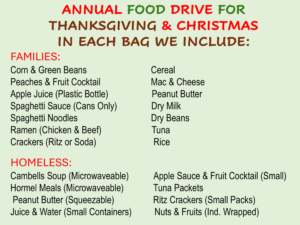 Pantry Food Drive